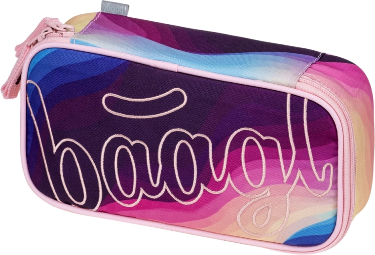 Spacious pencil case and lightweight drawstring bag