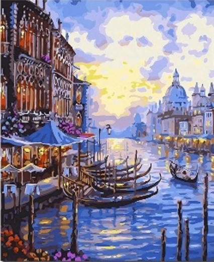 Norimpex Paint by Numbers Venetian Gondola 40 × 50 cm