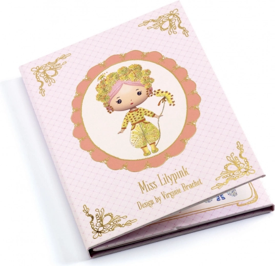 Djeco Tinyly nuimami lipdukai Miss Lilypink