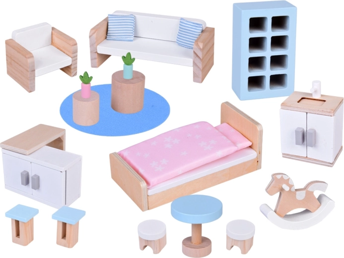 Gausus medinių baldų rinkinys