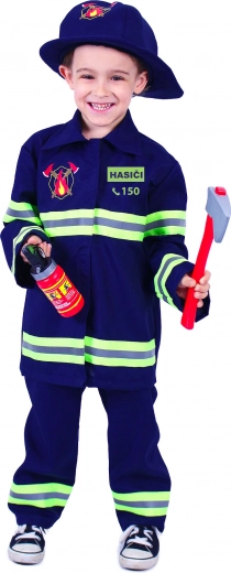 Kids' firefighter costume – Czech print, size L