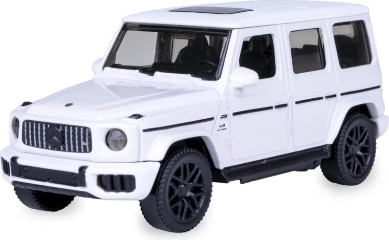 Metalinis Mercedes-AMG G 63 modelis, mastelis 1:43, baltas