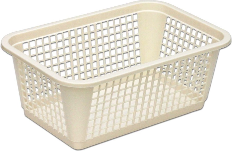 Plastikinis mikrokrepšelis su grotelėmis 25 × 17 × 10 cm – spalvų miksas