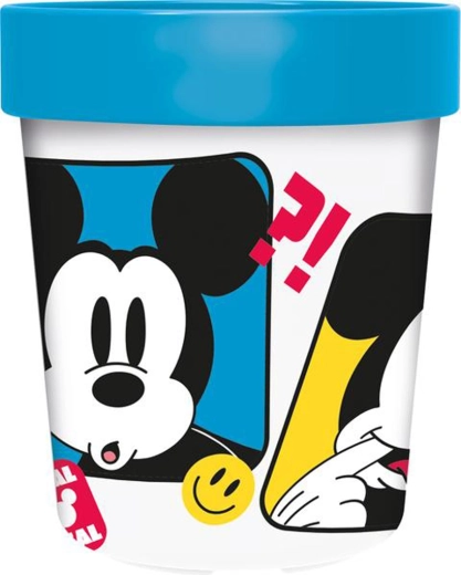 Plastikinis puodelis MICKEY su neslystančiu dugnu 260 ml