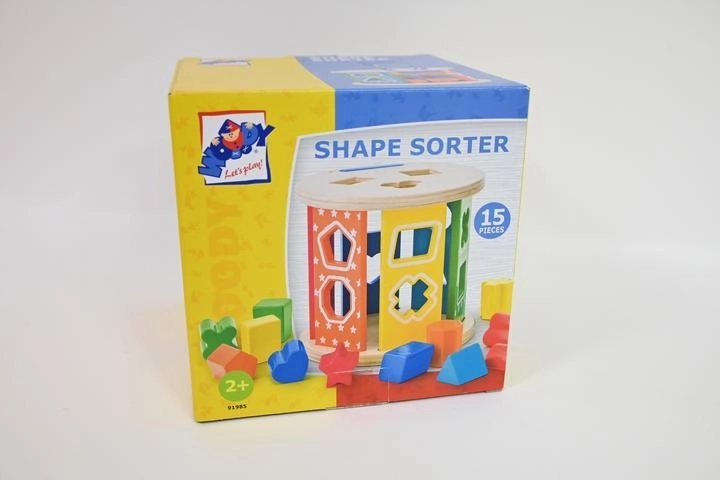 Woodyland wooden cylinder – shape sorter