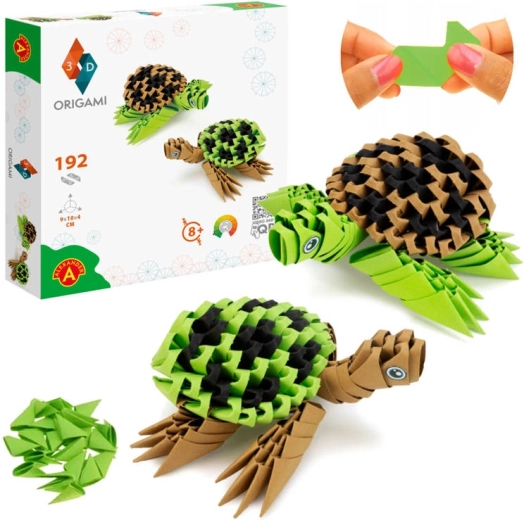 Alexander kūrybinis 3D origami rinkinys – vėžliai