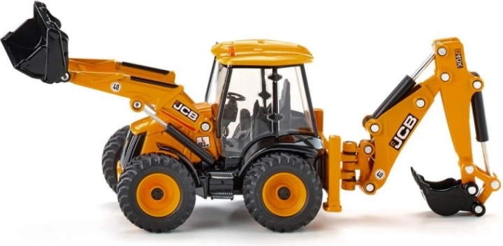 JCB 4CX modelis – ekskavatorinis krautuvas vaikams