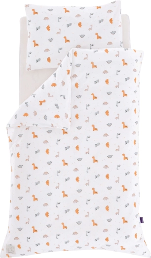 Träumeland jersey bedding set Dinolino allover 100 × 135 cm + 40 × 60 cm