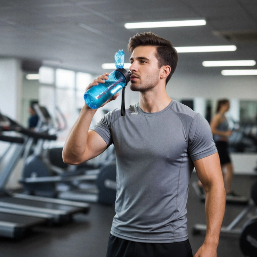 Sportinis plastikinis butelis 600 ml – 1 vnt.