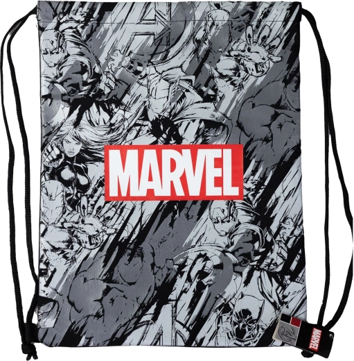 Marvel pattern - insulated drawstring bag 30 × 40 cm - 1 piece