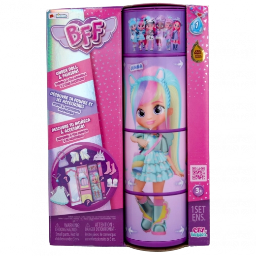 Lėlė CRY BABIES BFF Jenna – madinga lėlė su priedais