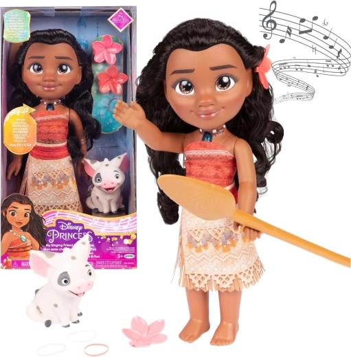 Disney dainuojanti interaktyvi lėlė MOANA 35 cm su priedais