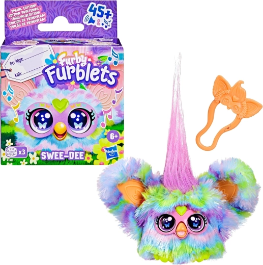 Hasbro Furby Furblets Swee-Dee interaktyvus pliušinis žaislas 5 cm
