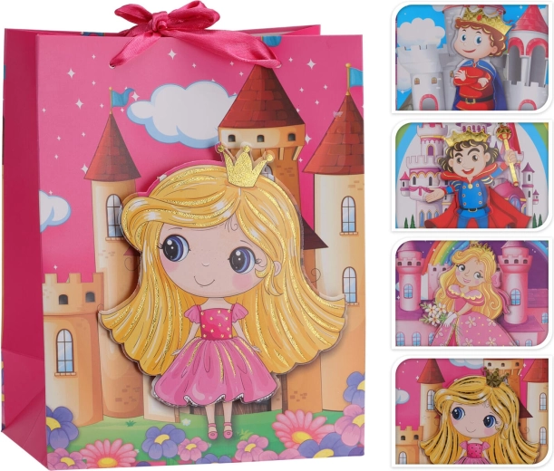 3D Children’s Gift Bag 23 × 18 × 10 cm, assorted designs