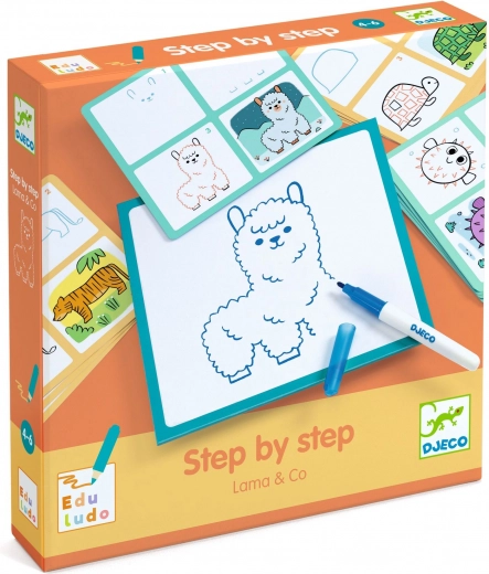 Djeco Drawing Set Lama & Co