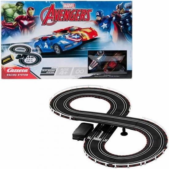 Carrera GO Slot Car Track Avengers 2.4 m