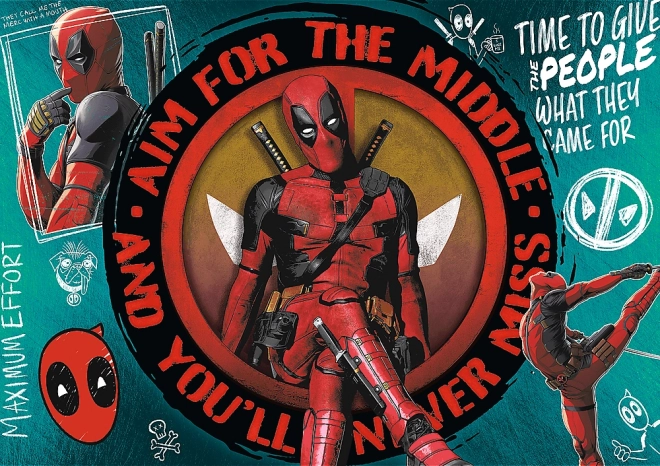Puzzle TREFL Premium Plus: Deadpool 1000 pieces