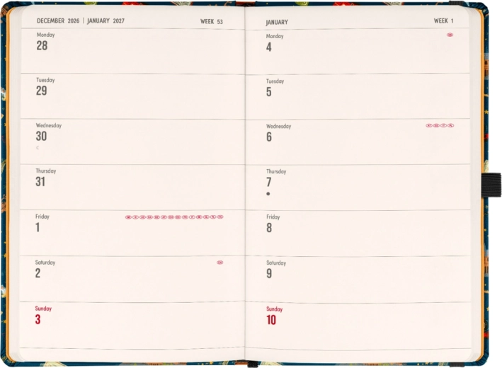 Clear planning in the calendar section