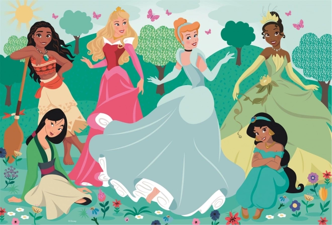 Maxi dėlionė 104 dalių Disney princesės