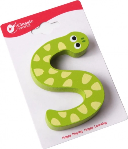 Wooden Letter S CLASSIC WORLD