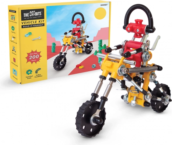 Konstruktorius The OffBits RiderBit – robotas ant motociklo