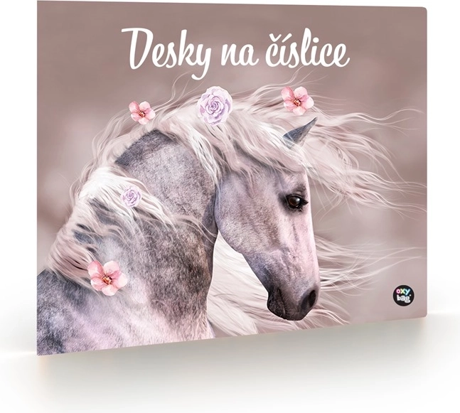 Number card folder with Romantic Horse motif Oxybag