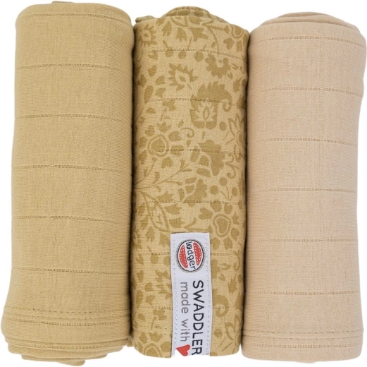 Lodger Swaddler Flower Tribe 70 × 70 cm sand – 1 vnt.