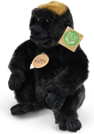 Rappa sėdinti pliušinė gorila, 23 cm, Eco-Friendly