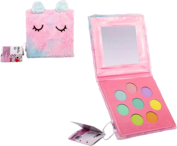 Create It! eyeshadow palette in a furry case