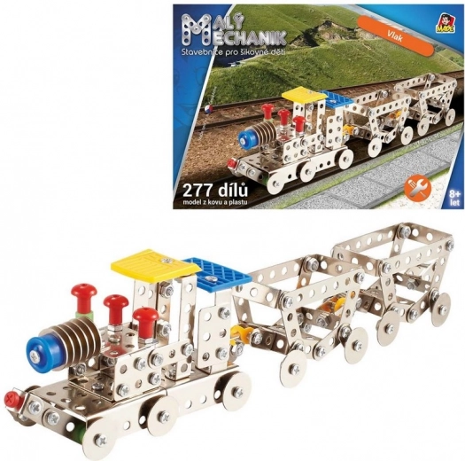 Mažasis mechanikas – traukinio rinkinys vaikams