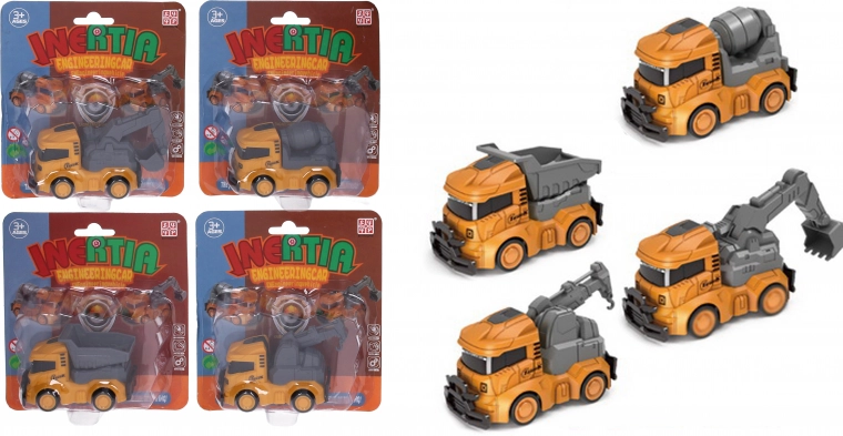 Statybinis automobilis su inercine pavara 8,5 cm