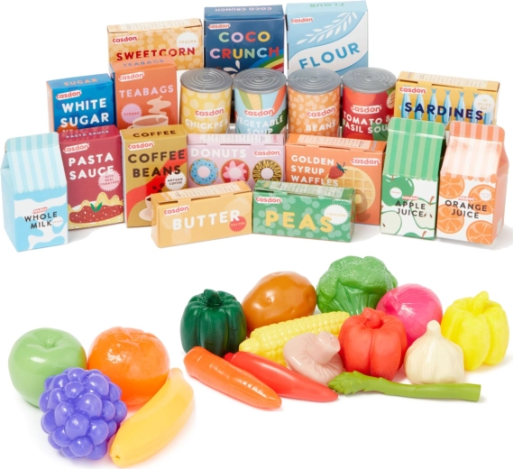 Realistiški maisto produktai įtikinamam žaidimui