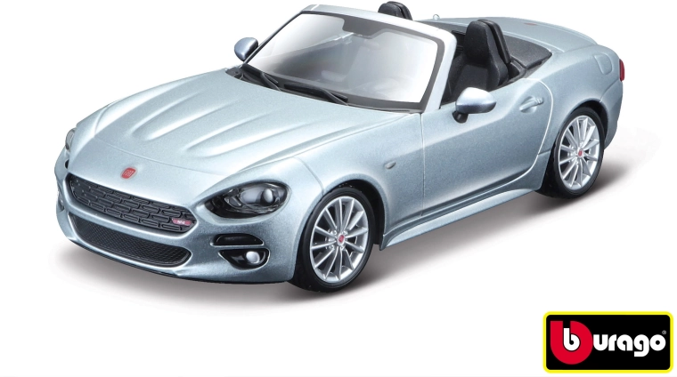 Bburago 1:24 FIAT 124 Spider – metalinis 1:24 mastelio modelis