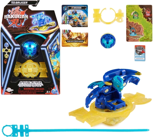 Bakugan Special Attack Bruiser – besisukanti figūrėlė su kortomis nuo Spin Master