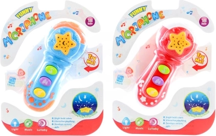 Battery-powered kids' microphone