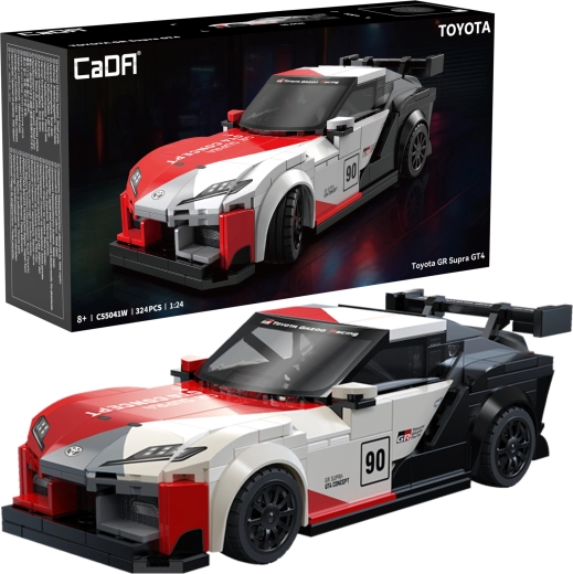 CaDA konstruktorius – lenktyninis automobilis TOYOTA GR Supra GT4 (1:24, 324 detalės)