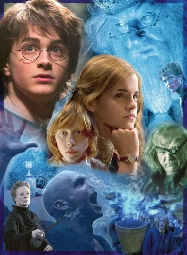 Dėlionė „Harry Potter“ Hogvartse, 500 dalių (Ravensburger)