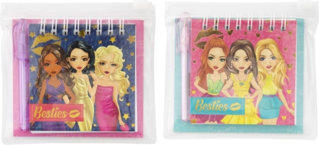 Mini Notepad with Pencil Besties