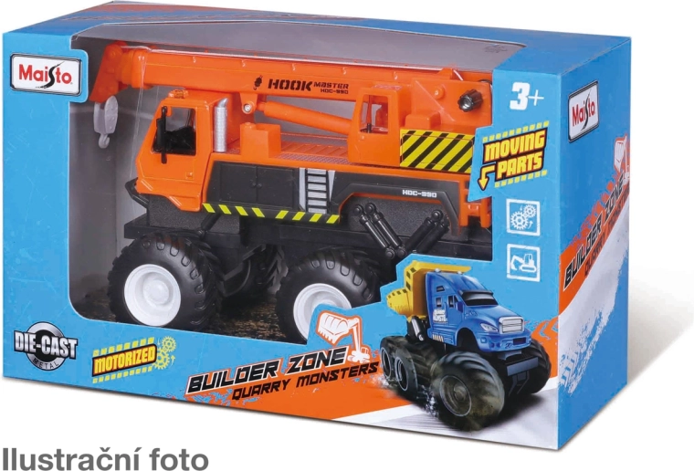 Maisto Builder Zone Quarry monsters utility vehicle (assort) - 1 piece