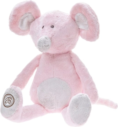Pliušinė pelė Lena 20 cm rožinė