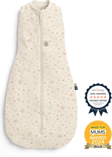 ErgoPouch suvystymo vokelis ir miegmaišis 2 viename Cocoon Lullaby, 1,0 TOG, 3–6 mėnesių