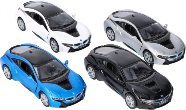Metal model BMW i8, scale 1:36