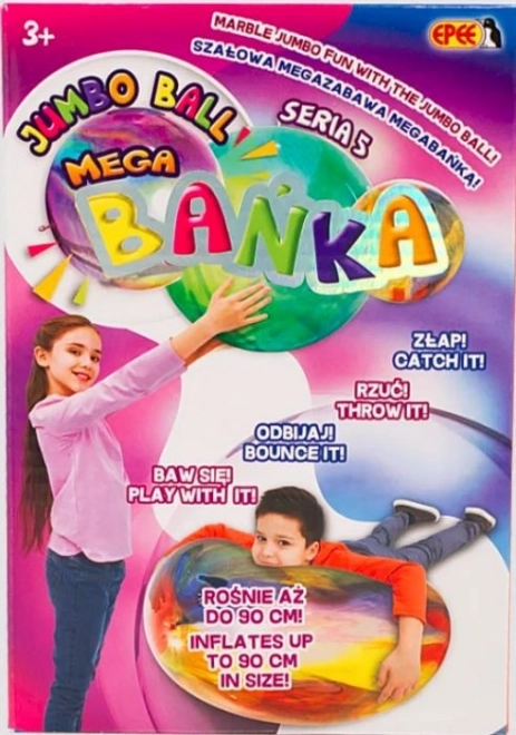 Mega Burbulas Spalvota Beprotybė Mėlynai Žalias