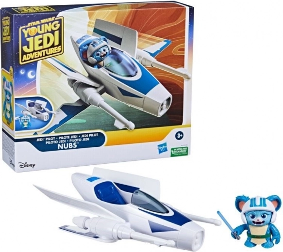 Star Wars Young Jedi kosminis laivas su figūrėle