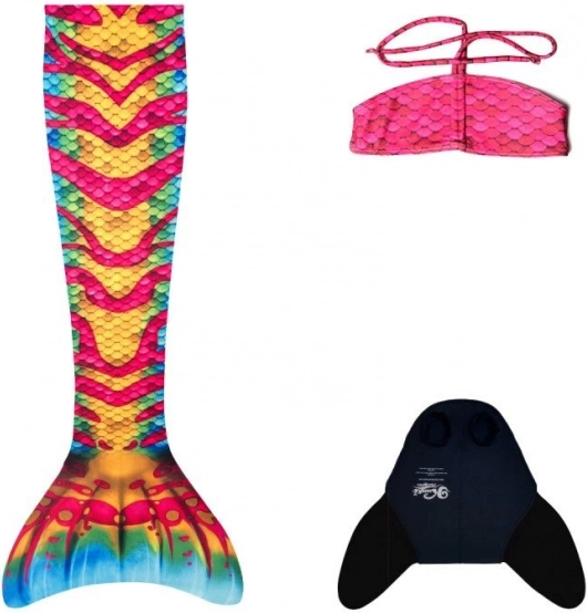Undinėlės uodega Aquaris Coral S su monopeleką ir bikini