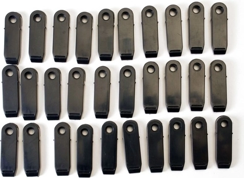 Clamps for Baseboard for Carrera Evolution, Digital 132 and Digital 124 Slot Car Tracks