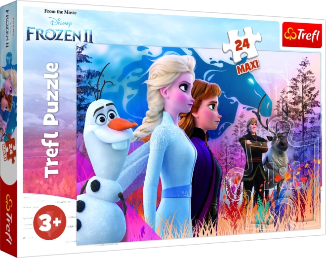 Dėlionė MAXI 24 dalių FROZEN 2 – Magiškas nuotykis