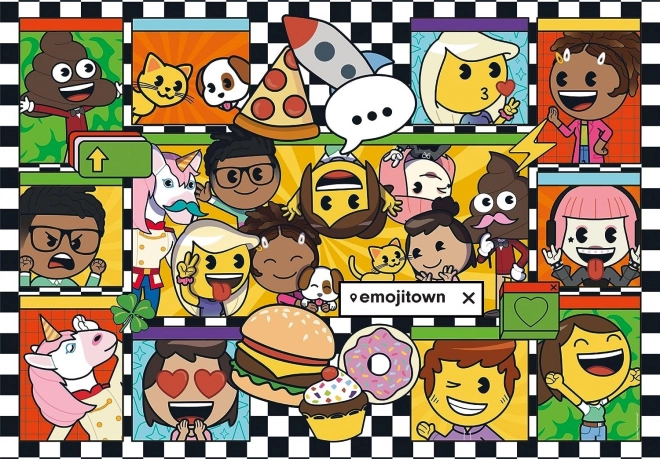 Puzzle Emoji Town 180 pieces CLEMENTONI