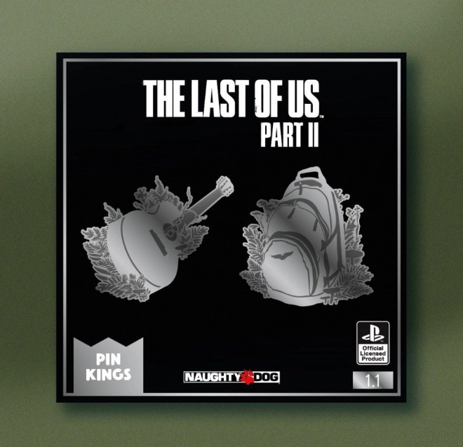 Ženkliukai „The Last of Us“ – 2 metalinių ženkliukų rinkinys