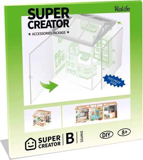 Apsauginės durys nuo dulkių miniatiūroms Super Creator – B tipas